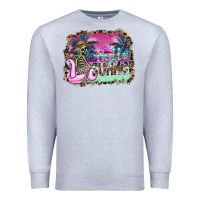 Heather Grey hello summer Premium Sweatshirt - SublimationCraftShop