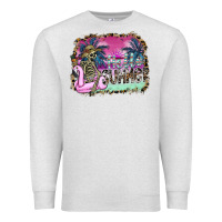 Oatmeal Heather hello summer Premium Sweatshirt - SublimationCraftShop