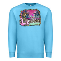 Ocean Blue hello summer Premium Sweatshirt - SublimationCraftShop