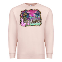 Pale Pink hello summer Premium Sweatshirt - SublimationCraftShop
