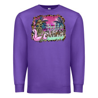 Purple hello summer Premium Sweatshirt - SublimationCraftShop