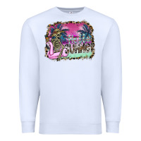 White hello summer Premium Sweatshirt - SublimationCraftShop