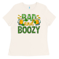 Bone Bad And Boozy St. Patricks Ladies Tee - BundleAndBundleShop
