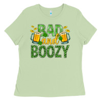 Matcha Bad And Boozy St. Patricks Ladies Tee - BundleAndBundleShop