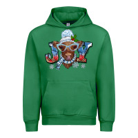 Emerald Christmas snow cow joy Urban Hoodie - BarkalooDesign