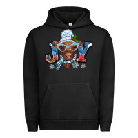 Pigment Black Christmas snow cow joy Urban Hoodie - BarkalooDesign