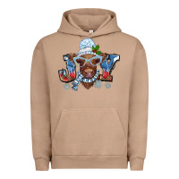 Pigment Burro Christmas snow cow joy Urban Hoodie - BarkalooDesign