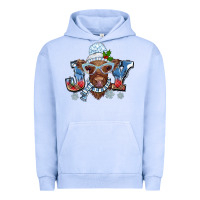 Pigment Grape Ice Christmas snow cow joy Urban Hoodie - BarkalooDesign