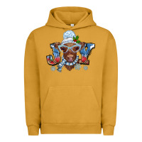 Pigment Peanut Butter Christmas snow cow joy Urban Hoodie - BarkalooDesign