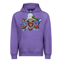 Tulip Christmas snow cow joy Urban Hoodie - BarkalooDesign