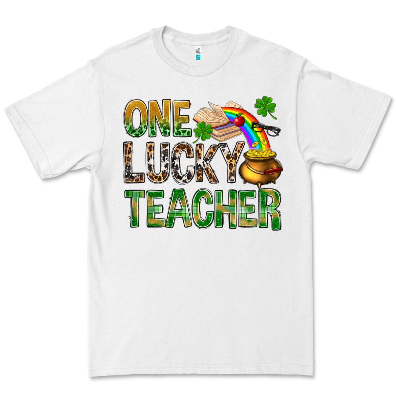 One Lucky Teacher St. Patricks Premium Tee by BundleAndBundleShop | Teevron