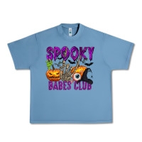 Pebble Blue Spooky babes club Urban Heavy Tee - texasbilliewilder