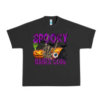 Pigment Black Spooky babes club Urban Heavy Tee - texasbilliewilder