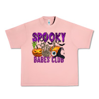Salmon Spooky babes club Urban Heavy Tee - texasbilliewilder