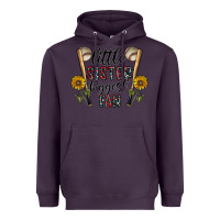 Plum little sister biggest fan Heavyweight Hoodie - CowhideDigitalArt