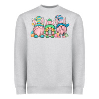 Heather Grey Easter gnomes Heavyweight Sweatshirt - OliviaCreatesArt