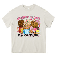 Cream christmas calories no cuentan Heavy Core Tee - MaliasSmallBusiness