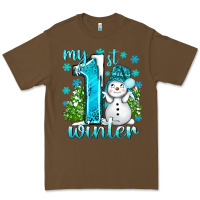 Cacao My 1 St Winter With Cute Snowman Premium Tee - BundleAndBundleShop
