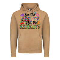 Vintage Camel see the ability not the disability Vintage Hoodie - NancyCooperArtShop