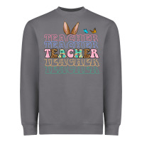 Storm Easter bunny Teacher Heavyweight Sweatshirt - OliviaCreatesArt