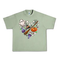 Oil Green love hallowen Urban Heavy Tee - NancyCooperArtShop