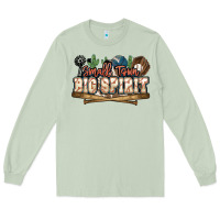 Matcha Small town big spirit Baseball Long Sleeve Tee - HowdyJamesFarm