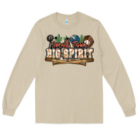 Mushroom Small town big spirit Baseball Long Sleeve Tee - HowdyJamesFarm