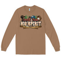 Toasted Coconut Small town big spirit Baseball Long Sleeve Tee - HowdyJamesFarm