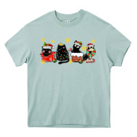 Arona christmas cats Heavy Core Tee - MaliasSmallBusiness