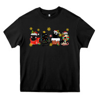 Black christmas cats Heavy Core Tee - MaliasSmallBusiness