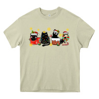Mossy christmas cats Heavy Core Tee - MaliasSmallBusiness
