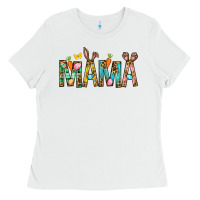 White Easter Mama Ladies Tee - BundleAndBundleShop