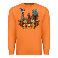 Carrot farm life rooster Premium Sweatshirt - SublimationCraftShop