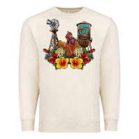 Sandshell farm life rooster Premium Sweatshirt - SublimationCraftShop