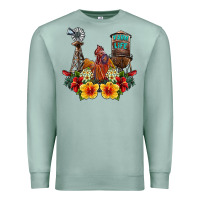Seafoam farm life rooster Premium Sweatshirt - SublimationCraftShop