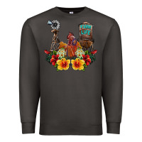 Smoke farm life rooster Premium Sweatshirt - SublimationCraftShop