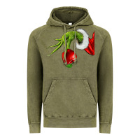 Vintage Olive Christmas Character Vintage Hoodie - NancyCooperArtShop
