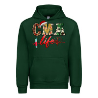 Forest Green christmas certified medical assistant life Urban Hoodie - BarkalooDesign