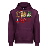 Mauve Wine christmas certified medical assistant life Urban Hoodie - BarkalooDesign