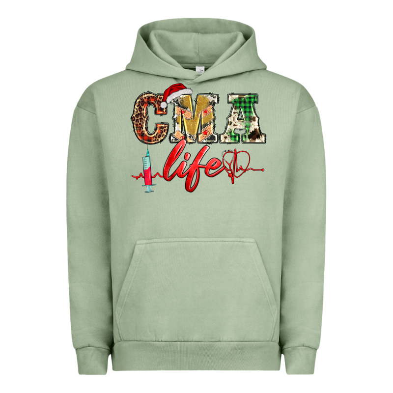 Christmas Certified Medical Assistant Life Urban Hoodie by BarkalooDesign | Teevron