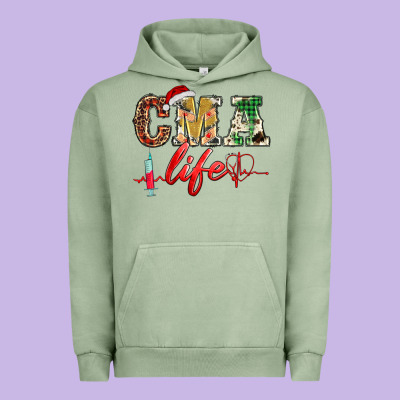 Christmas Certified Medical Assistant Life Urban Hoodie Designed By Barkaloodesign