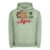 Pigment Oil Green christmas certified medical assistant life Urban Hoodie - BarkalooDesign