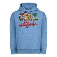 Pigment Pebble Blue christmas certified medical assistant life Urban Hoodie - BarkalooDesign