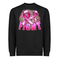 Black fight cancer Heavyweight Sweatshirt - FaDigitalArtStudio