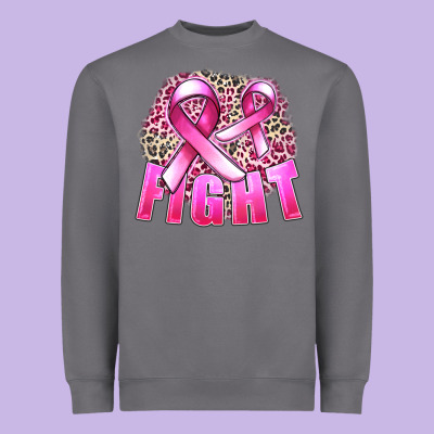 Fight Cancer Heavyweight Sweatshirt Designed By Fadigitalartstudio