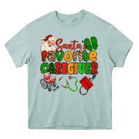 Arona santas favorite caregiver Heavy Core Tee - MaliasSmallBusiness