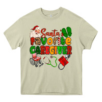 Mossy santas favorite caregiver Heavy Core Tee - MaliasSmallBusiness