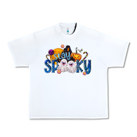 White Stay Spooky Urban Heavy Tee - texasbilliewilder