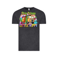 Vintage Black stay trippy little hippy Vintage Tee - NancyCooperArtShop