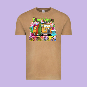 Stay Trippy Little Hippy Vintage Tee Designed By Nancycooperartshop